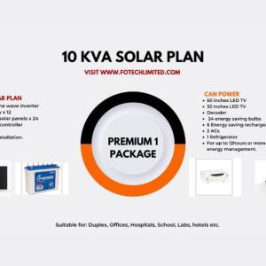 10KVA SOLAR PLAN