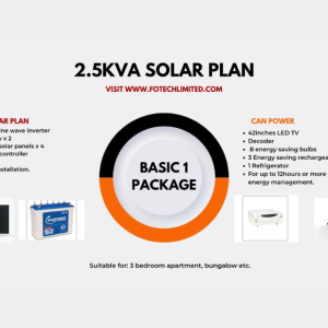 2.5KVA SOLAR PLAN