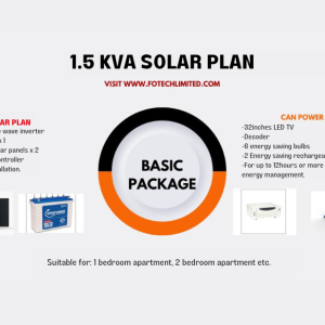 1.5KVA SOLAR PLAN