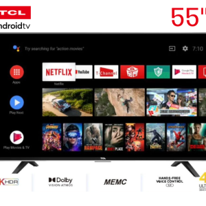 TCL 55″ Google Android 4K Smart TV